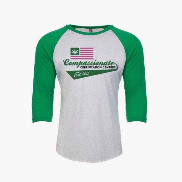 Compassionate Certification Centers Baseball Style 3/4 Sleeve T-Shirt
